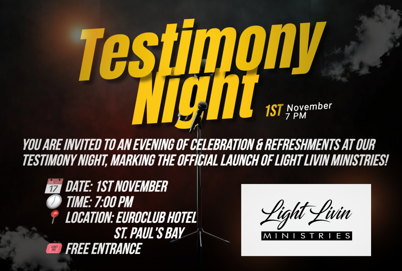 Testimony Night 4th Edition 2024